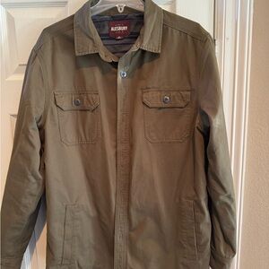 Alesbury Men's Olive Shirt Jacket